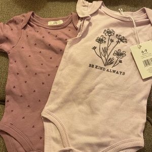 Pair of cute onesies